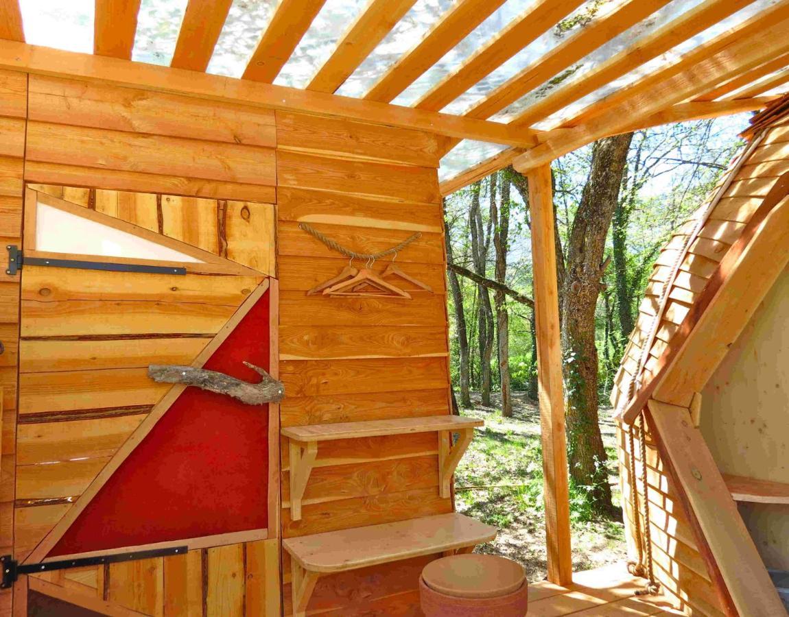 Habitat Createur - Hebergements Insolites Au Camping Municipal "Les Ecureuils" Recoubeau-Jansac Екстериор снимка