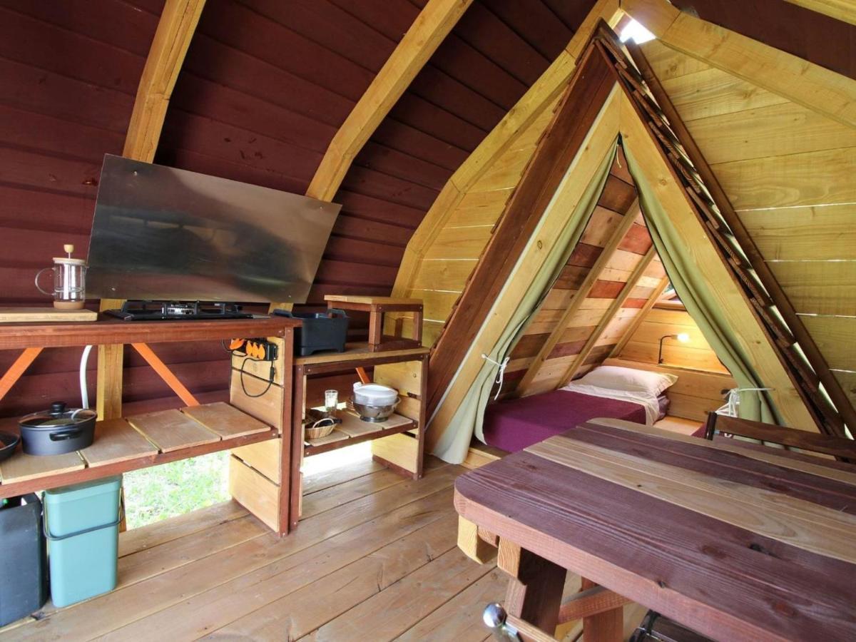 Habitat Createur - Hebergements Insolites Au Camping Municipal "Les Ecureuils" Recoubeau-Jansac Екстериор снимка