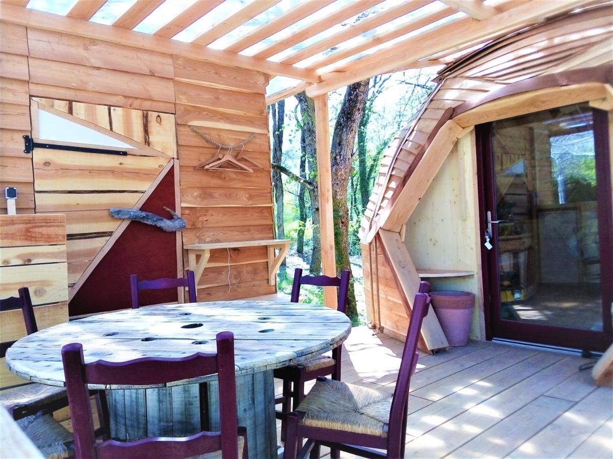 Habitat Createur - Hebergements Insolites Au Camping Municipal "Les Ecureuils" Recoubeau-Jansac Екстериор снимка