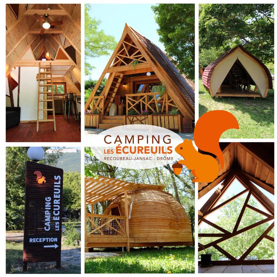 Habitat Createur - Hebergements Insolites Au Camping Municipal "Les Ecureuils" Recoubeau-Jansac Екстериор снимка