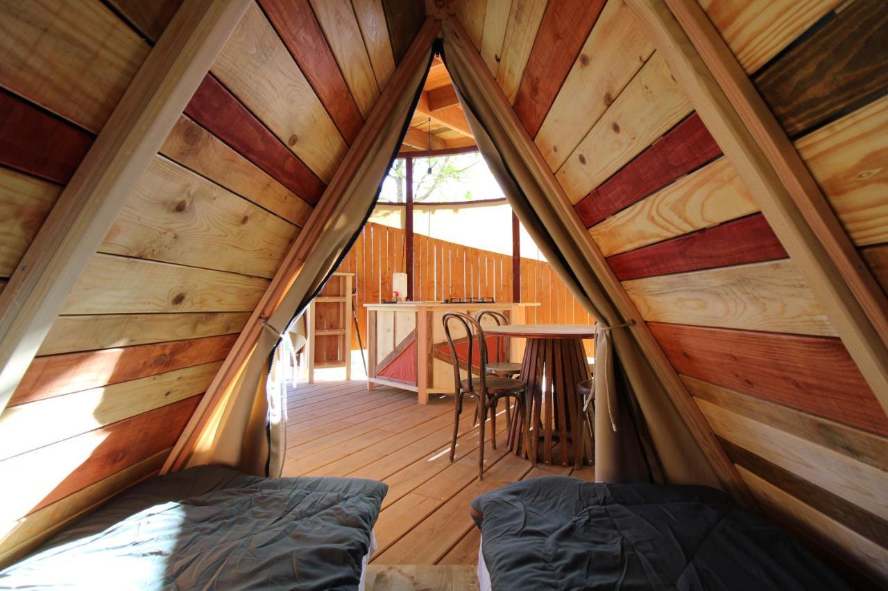 Habitat Createur - Hebergements Insolites Au Camping Municipal "Les Ecureuils" Recoubeau-Jansac Екстериор снимка